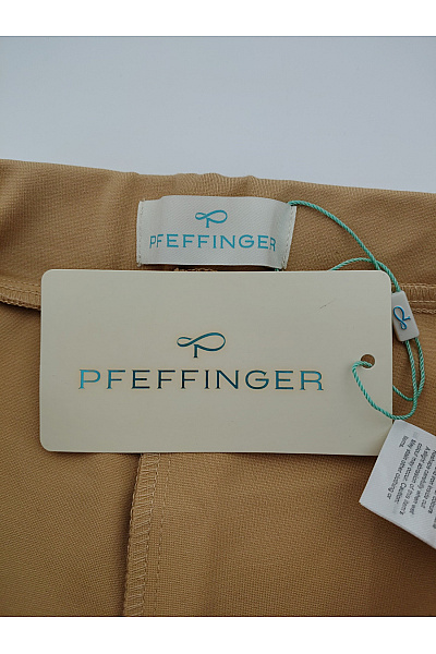 PFEFFINGER Béžové elegantní kalhoty s puky Vel. DE 38 | PFEFFINGER | obrázek 6