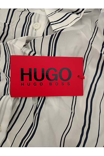 Hugo Boss Dámské pruhované maxi košilové šaty s páskem Vel. DE 36 | Hugo Boss | obrázek 5