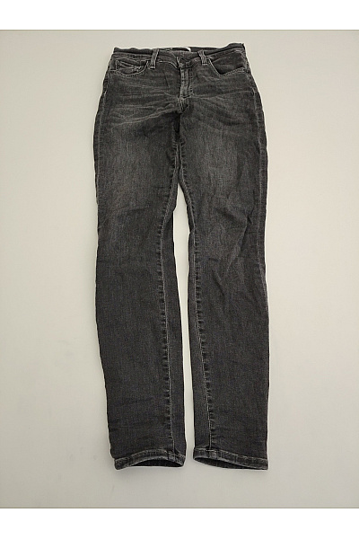 7 For All Mankind Dámské černé Bavlněné Skinny Džíny Vel. 27