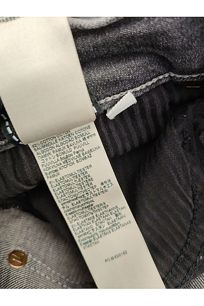 7 for all mankind Dámské černé bavlněné skinny džíny Vel. 27 | 7 for all mankind | obrázek 4