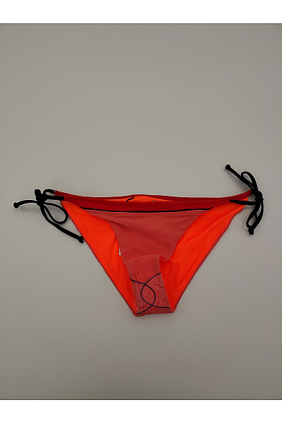 Oranžové Bikiny Spodní Díl Na Zavazování Velikost L