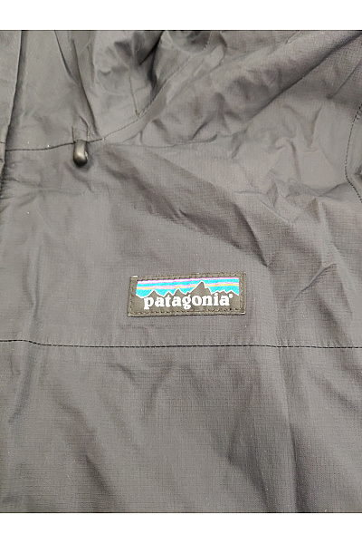 Patagonia Černá funkční outdoorová větrová bunda s kapucí Vel. US M | Patagonia | obrázek 5