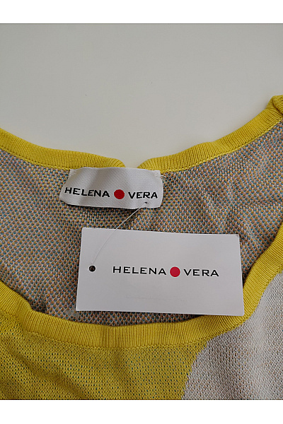 HELENA VERA Dámská barevná halenka s dlouhým rukávem a geometrickým vzorem Velikost DE 42 | HELENA VERA | obrázek 3