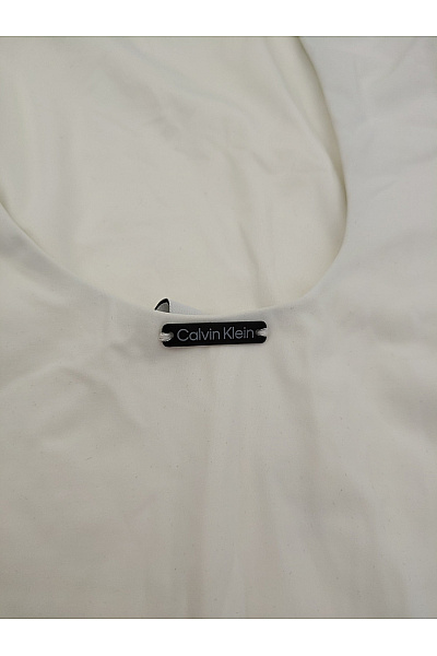 Calvin Klein Bílé asymetrické jednodílné plavky Velikost M | Calvin Klein | obrázek 3