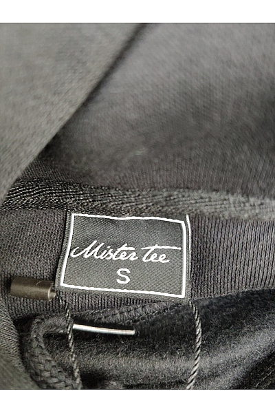 Mister Tee Pánská černá bavlněná mikina s kapucí a potiskem | Mister Tee | obrázek 7