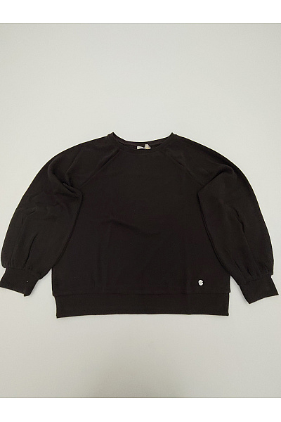 C'est Tout Dámská černá Mikina Crewneck Oversized Bez Potisku Vel. DE 42