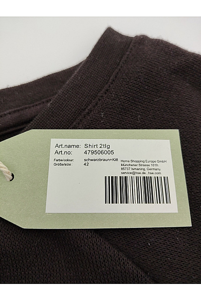 C'est tout Dámská černá mikina crewneck oversized bez potisku Vel. DE 42 | C'est tout | obrázek 5