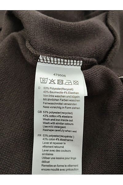 C'est tout Dámská černá mikina crewneck oversized bez potisku Vel. DE 42 | C'est tout | obrázek 6