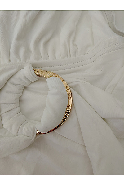 MICHAEL KORS Bílé jednodílné plavky s kroužkem sexy Vel. US 12 | MICHAEL KORS | obrázek 4