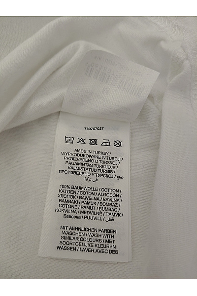 REVIEW Bílé bavlněné crop top tričko s krátkým rukávem a kulatým výstřihem Velikost M | REVIEW | obrázek 5