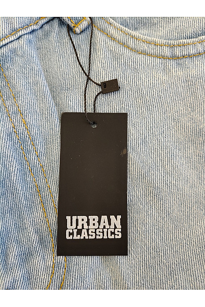 URBAN CLASSICS Pánské modré bavlněné džíny rovné klasické Velikost EU 34 | URBAN CLASSICS | obrázek 7