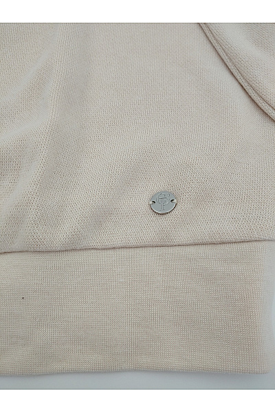 C'est tout Béžová dámská mikina crewneck oversized bez potisku Velikost DE 42 | C'est tout | obrázek 2