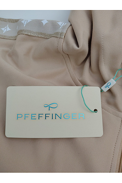 PFEFFINGER Béžová rozepínací mikina s potiskem Velikost DE 40 | PFEFFINGER | obrázek 5