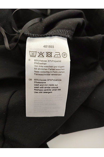 PFEFFINGER Černé elegantní společenské kalhoty s puky Velikost DE 21 | PFEFFINGER | obrázek 4