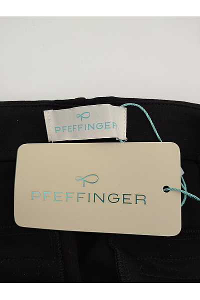 PFEFFINGER Černé elegantní společenské kalhoty s puky Velikost DE 21 | PFEFFINGER | obrázek 5