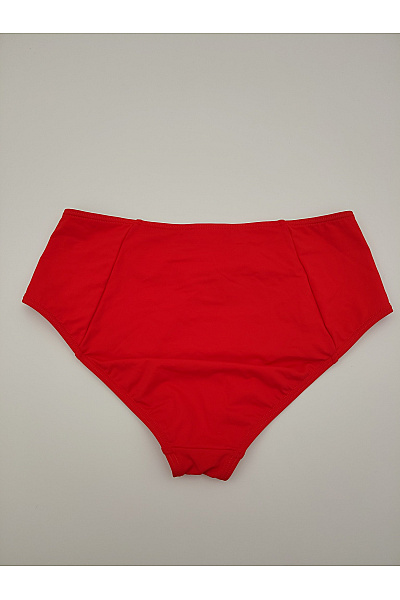 Červené plavkové kalhotky s vysokým pasem retro Vel. EU 38 | Unimoda | obrázek 3