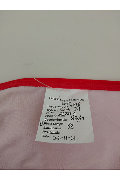 Červené plavkové kalhotky s vysokým pasem retro Vel. EU 38 | Unimoda | obrázek 5