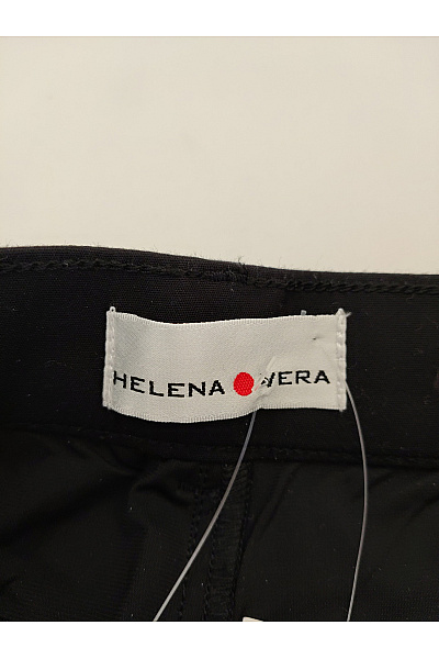 HELENA VERA Černé bavlněné kalhoty s kapsami Velikost DE 44 | HELENA VERA | obrázek 4