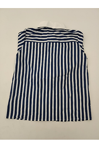 Černobílý komplet košile a široké palazzo kalhoty smart casual Velikost M | Unimoda | obrázek 9