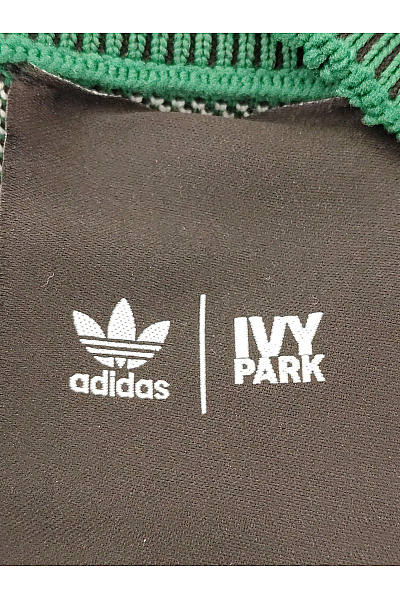 ADIDAS Zelené pletené mini šaty za krk bodycon Vel. DE 48 | ADIDAS | obrázek 4