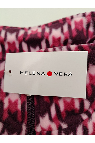 HELENA VERA Dámská vzorovaná mikina se stojáčkem na zip Vel. DE 52 | HELENA VERA | obrázek 5