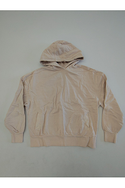 URBAN CLASSICS Béžová bavlněná oversized mikina s kapucí Vel. M | URBAN CLASSICS | obrázek 2