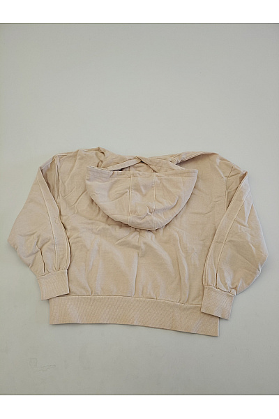 URBAN CLASSICS Béžová bavlněná oversized mikina s kapucí Vel. M | URBAN CLASSICS | obrázek 3