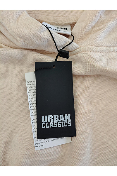 URBAN CLASSICS Béžová bavlněná oversized mikina s kapucí Vel. M | URBAN CLASSICS | obrázek 7