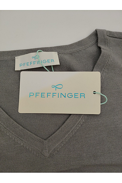 PFEFFINGER Dámské šedé tričko s dlouhým rukávem a flitrovou hvězdou Vel. DE 44 | PFEFFINGER | obrázek 6
