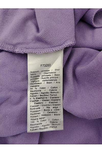LACOSTE Fialové bavlněné polo tričko s krátkým rukávem Vel. EU 38 | LACOSTE | obrázek 5