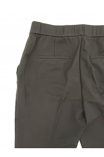 PFEFFINGER Černé elegantní kalhoty s vysokým pasem a lampasem Vel. DE 19 | PFEFFINGER | obrázek 9