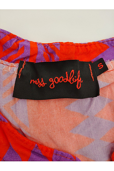 miss goodlife Oranžové boho šaty s dlouhým rukávem Vel. S | miss goodlife | obrázek 4