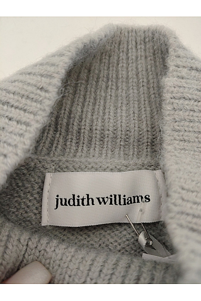 Judith Williams Šedý pletený pulovr se stojáčkem a vzorem Vel. EU 44 | Judith Williams | obrázek 5