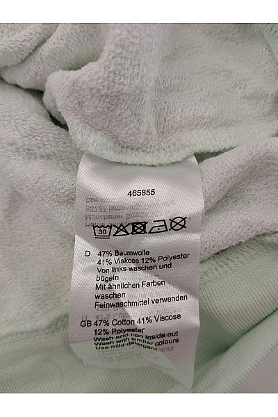 PFEFFINGER Zelená dámská mikina na zip s kapucí a leopardím vzorem Velikost DE 44 | PFEFFINGER | obrázek 7