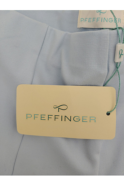 PFEFFINGER Modré zvonové kalhoty s puky elegantní Velikost DE 42 | PFEFFINGER | obrázek 7