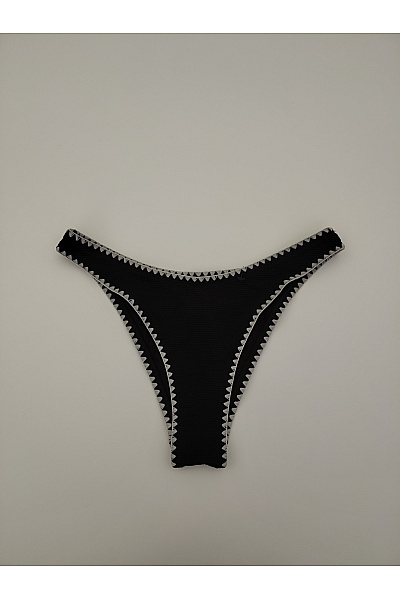 Hunkemoller Černé brazilské plavkové kalhotky vykrojené Velikost M | Hunkemoller | obrázek 2
