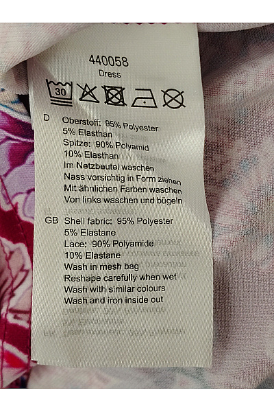 Let's Dress Barevné květované šaty do áčka letní midi Velikost DE 42 | Let's Dress | obrázek 4