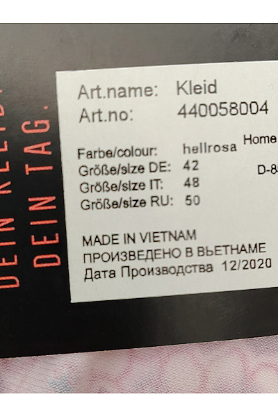 Let's Dress Barevné květované šaty do áčka letní midi Velikost DE 42 | Let's Dress | obrázek 6