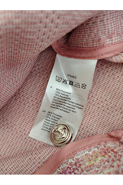 Jana Ina Dámský tvídový kabát krátký elegantní jarní Vel. DE 44 | Jana Ina | obrázek 7