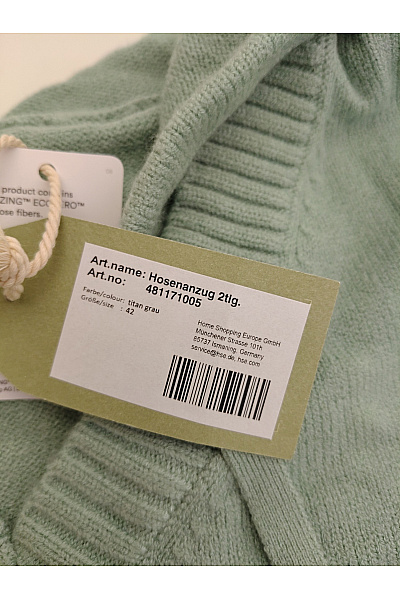 C'est tout Dámský khaki pletený komplet oversized volný smart casual Velikost DE 42 | C'est tout | obrázek 5