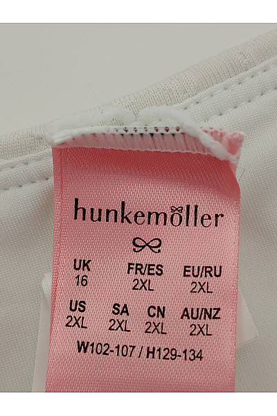 Hunkemoller Bílé brazilské plavkové kalhotky s krajkou Velikost XXL | Hunkemoller | obrázek 6