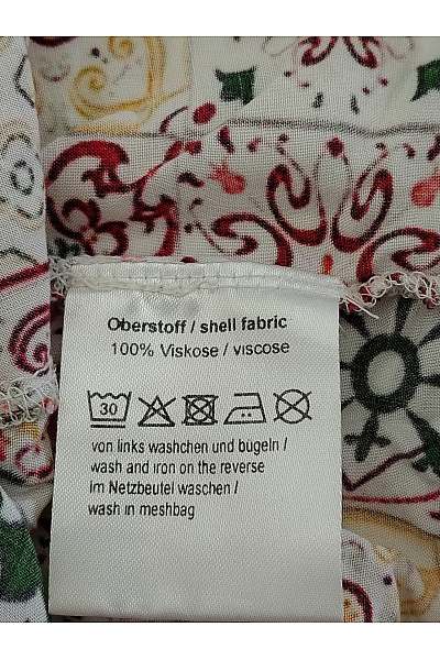 Barevné letní mini šaty s krátkým rukávem boho Vel. L | Unimoda | obrázek 6