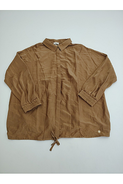 C'est tout Dámský khaki komplet palazzo kalhoty a košile oversized smart casual Velikost DE 44 | C'est tout | obrázek 3