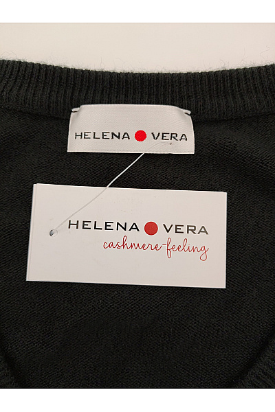 HELENA VERA Černé dámské basic tričko s krátkým rukávem a kulatým výstřihem Vel. EU 42 | HELENA VERA | obrázek 6