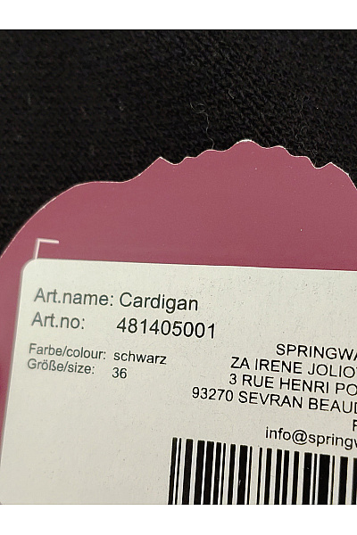 Alfredo Pauly Černý elegantní propínací kardigan s ozdobnými knoflíky Velikost EU 36 | Alfredo Pauly | obrázek 10