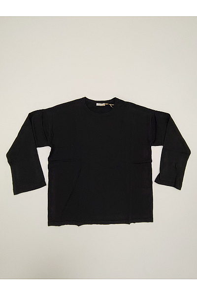 Belinda Gold Černé Dámské Tričko S Dlouhým Rukávem Basic Oversize Vel. DE 42