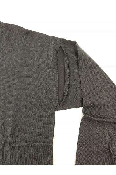 Belinda Gold Černé dámské tričko s dlouhým rukávem basic oversize Vel. DE 42 | Belinda Gold | obrázek 2