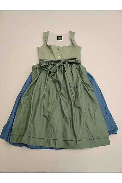 Hammerschmid Bavlněné dirndl šaty midi khaki Velikost DE 40 | Hammerschmid | obrázek 2