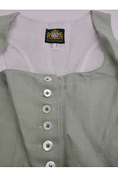 Hammerschmid Bavlněné dirndl šaty midi khaki Velikost DE 40 | Hammerschmid | obrázek 5