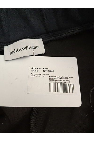 Judith Williams Černé dámské volnočasové kalhoty s kapsami Velikost DE 42 | Judith Williams | obrázek 3